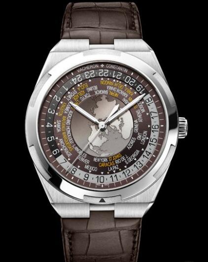 Vacheron Constantin Overseas World Time Replica Watch 7700V/110A-B176 Steel - Leather Straps